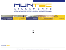 Tablet Screenshot of muntecaillaments.com